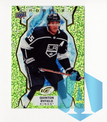 2021-22 Upper Deck Ice Quinton Byfield #108 Green Rookie Base Los Angeles Kings